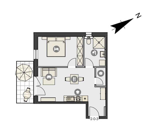 Erdgeschosswohnung in 91550 Dinkelsbühl mit 51 m² kaufen
