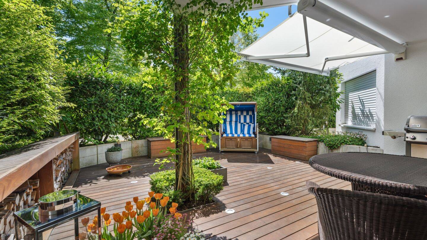 Designwohnung mit Terrasse und Parkambiente - Luxus-Wohnkonzept am Schellenberger Wald