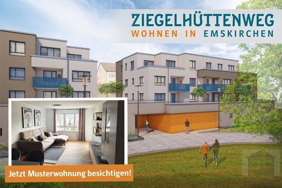 Erstbezug  2,5-Zimmer-Wohnung in Emskirchen!