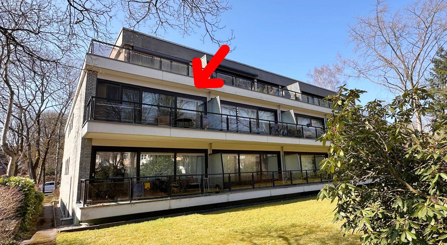 Charmante 1-Zimmer-Wohnung mit großem Balkon und Blick ins Grüne