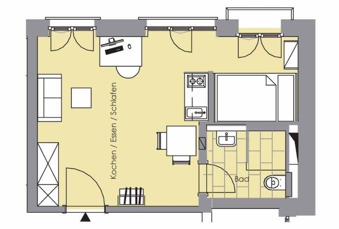 *ALL inclusive Miete* - möbl. Studentenwohnungen - Ingolstadt – Ingolstadt – Vorschaubild 8