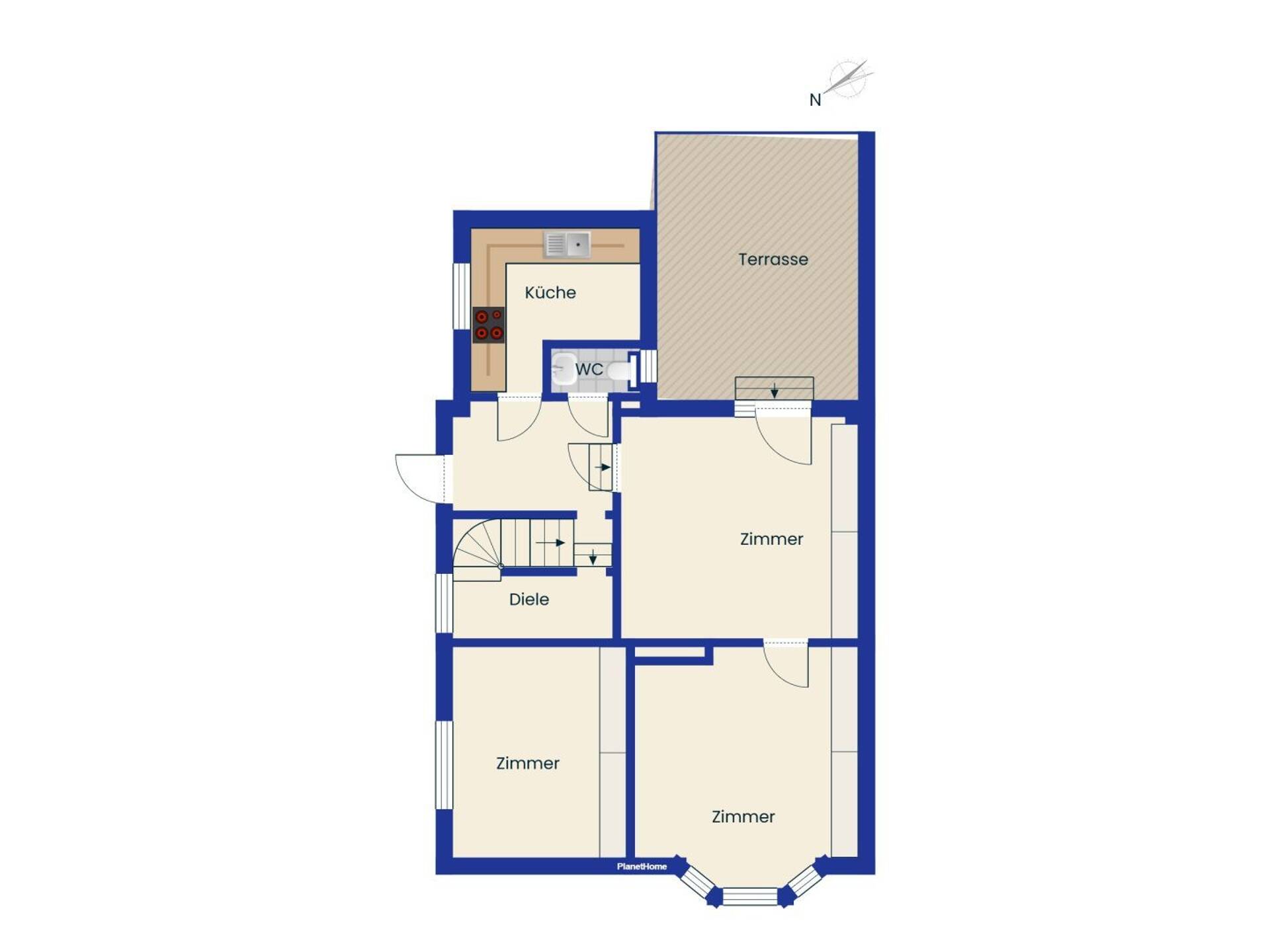 Haus in 59073 Hamm mit 98,74 m² kaufen