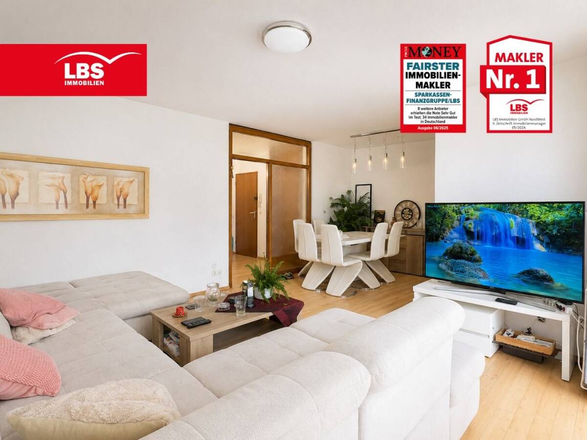Gut geschnittene 2-Zimmer-Wohnung mit Balkon in Bad Godesberg – 53117 Bonn – Bild 1 von 9