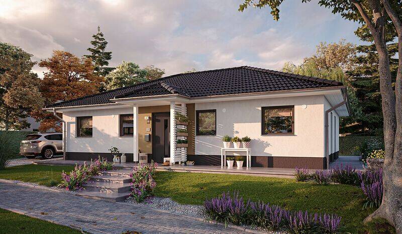 Bungalow 110 massiv gebaut, Preis inkl. Grundstück – Wincheringen – Bild 1 von 5