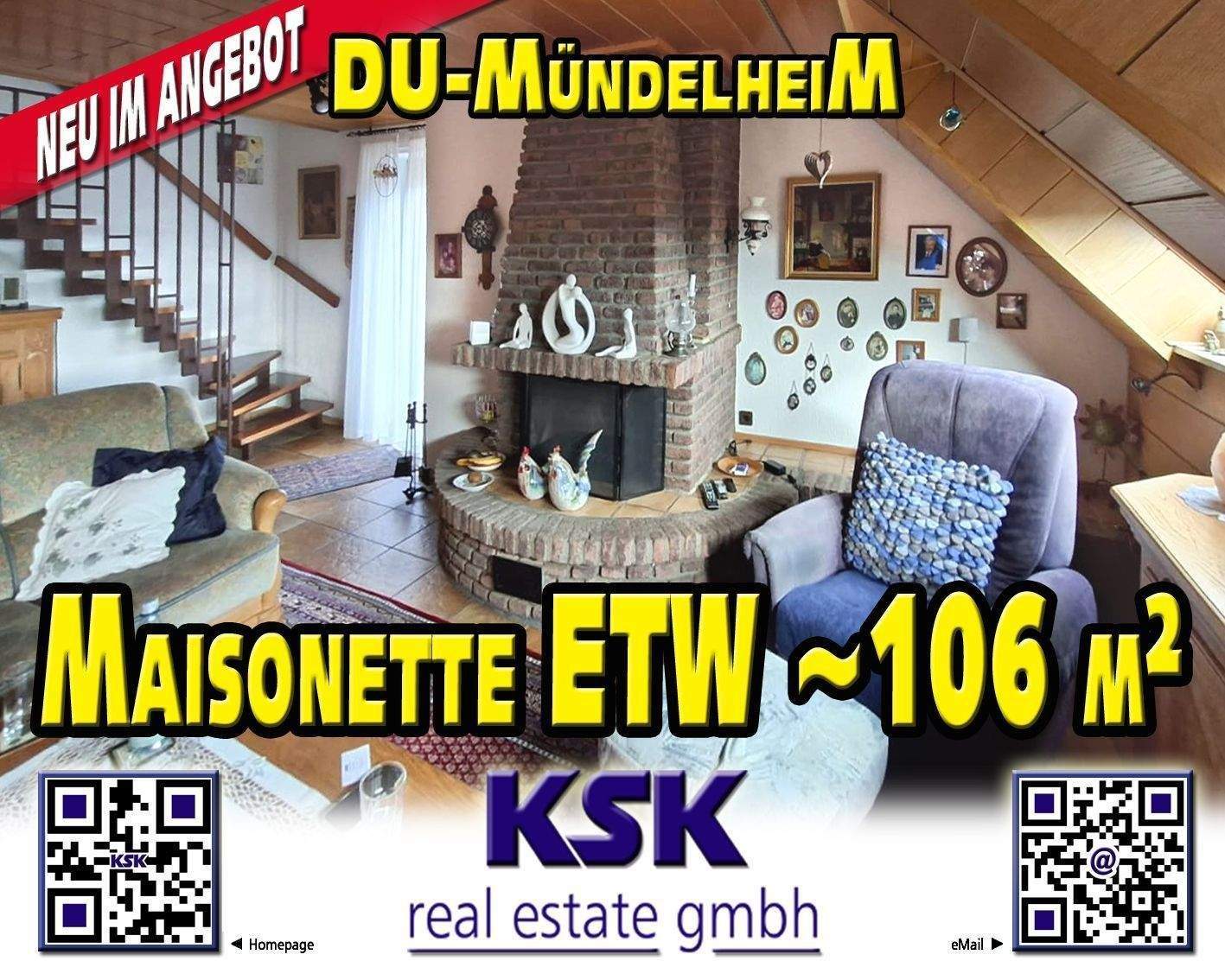 Maisonetten Eigentumswohnung in DU-Mündelheim – Duisburg – Bild 1 von 9