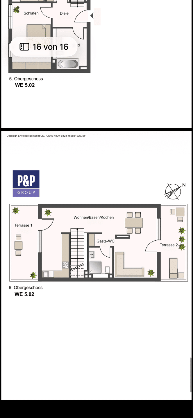 Schöne 3 Zimmer Maisonette-Wohnung in Fürth