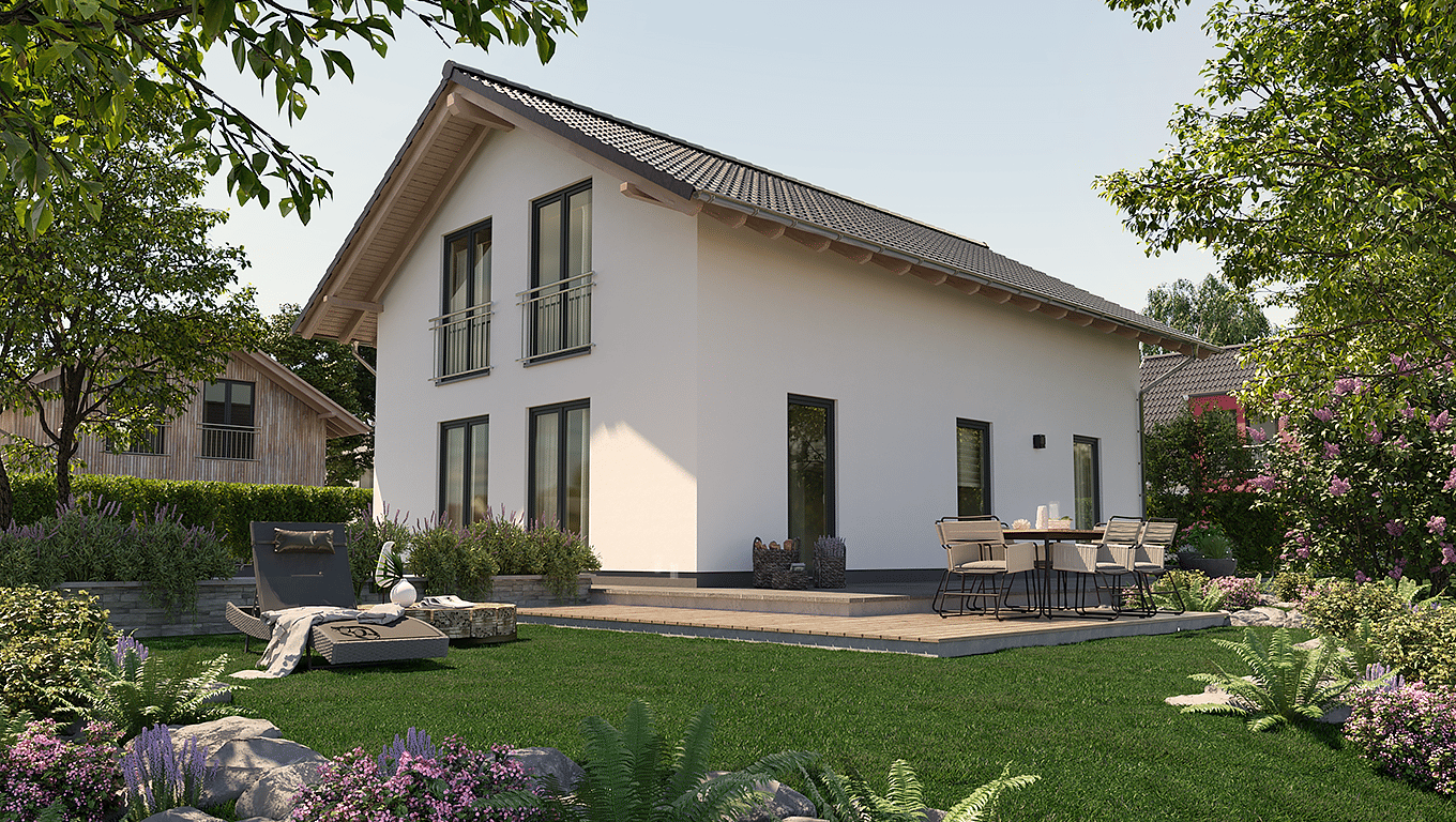 Haus mit 1m Dachüberstand, Preis inkl. Grundstück – Freudenburg – Bild 1 von 7
