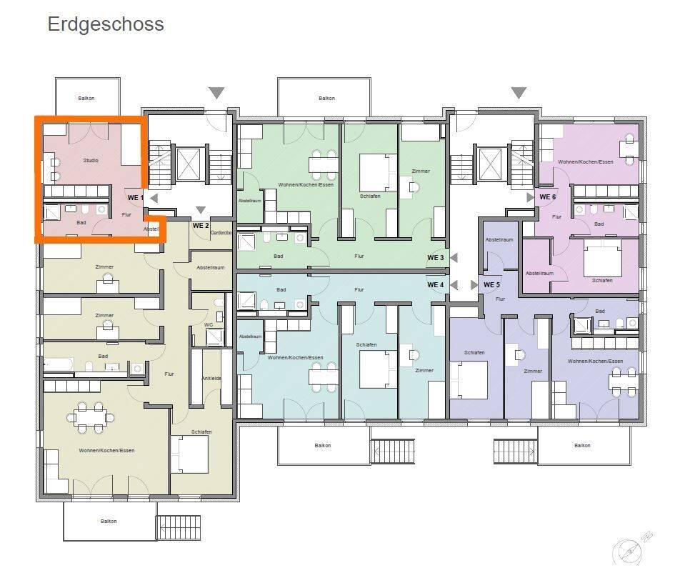 ****Neubau-Highlight in Jena-Nord (WE01) - Modernes Wohnen in bester Lage - EH55-Standard - Provisionsfrei **** – Jena – Vorschaubild 2