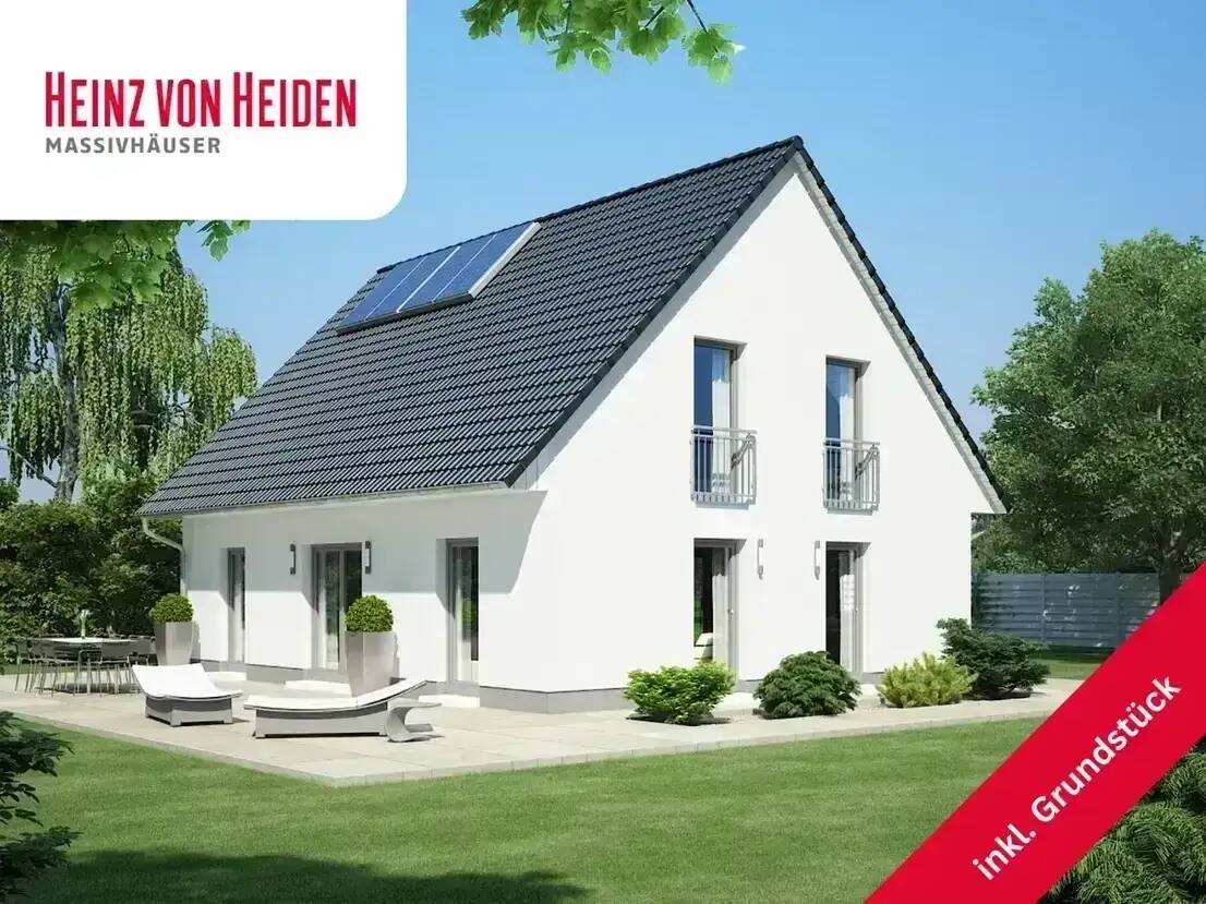 Einfamilienhaus mit 131 qm Wfl.++ inkl. Grundstück++ schlüsselfertige und massive Bauweise – Lübstorf – Bild 1 von 9
