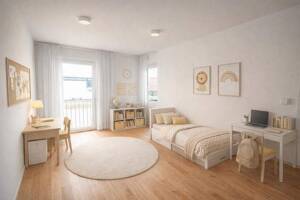 Modernes Wohnen im Penthouse - 3 Zimmer mit Tageslichtbad und Loggia – 40549 Düsseldorf – Vorschaubild 4