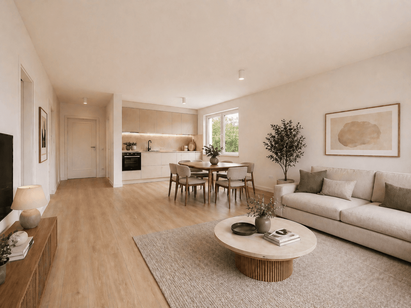 Ruhig & hell: Moderne 2-Zimmer-Wohnung mit überdachtem Ost-Balkon und großzügigem Schlafzimmer