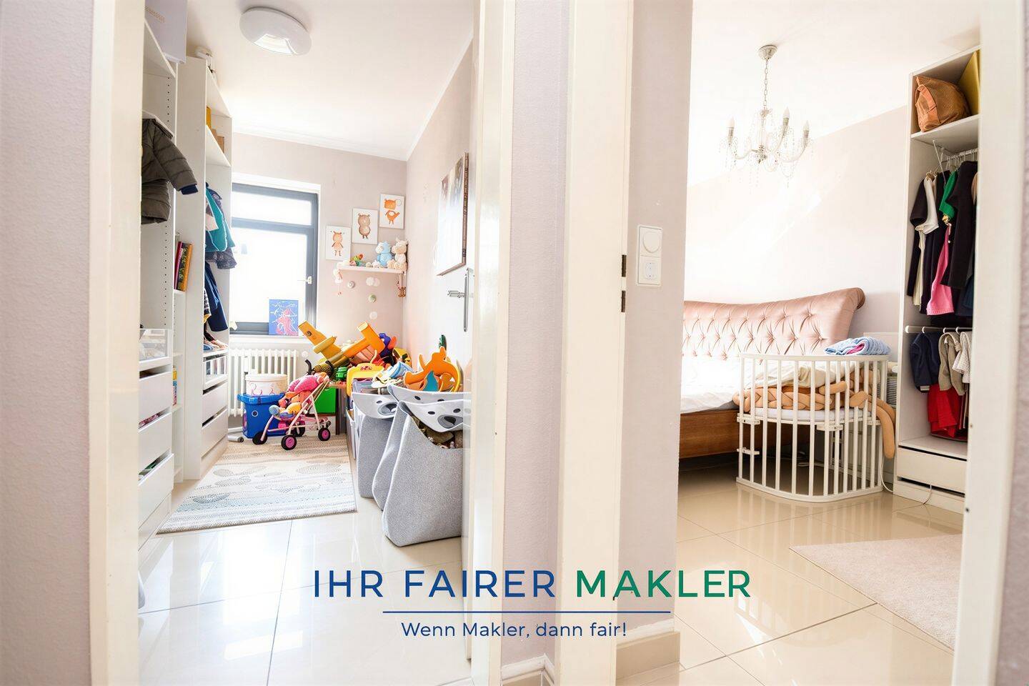 Lichtdurchflutete 3-Zimmer Maisonette-Wohnung in Oberneuland mit Pool, Sauna und Kindergarten – Bremen – Vorschaubild 5