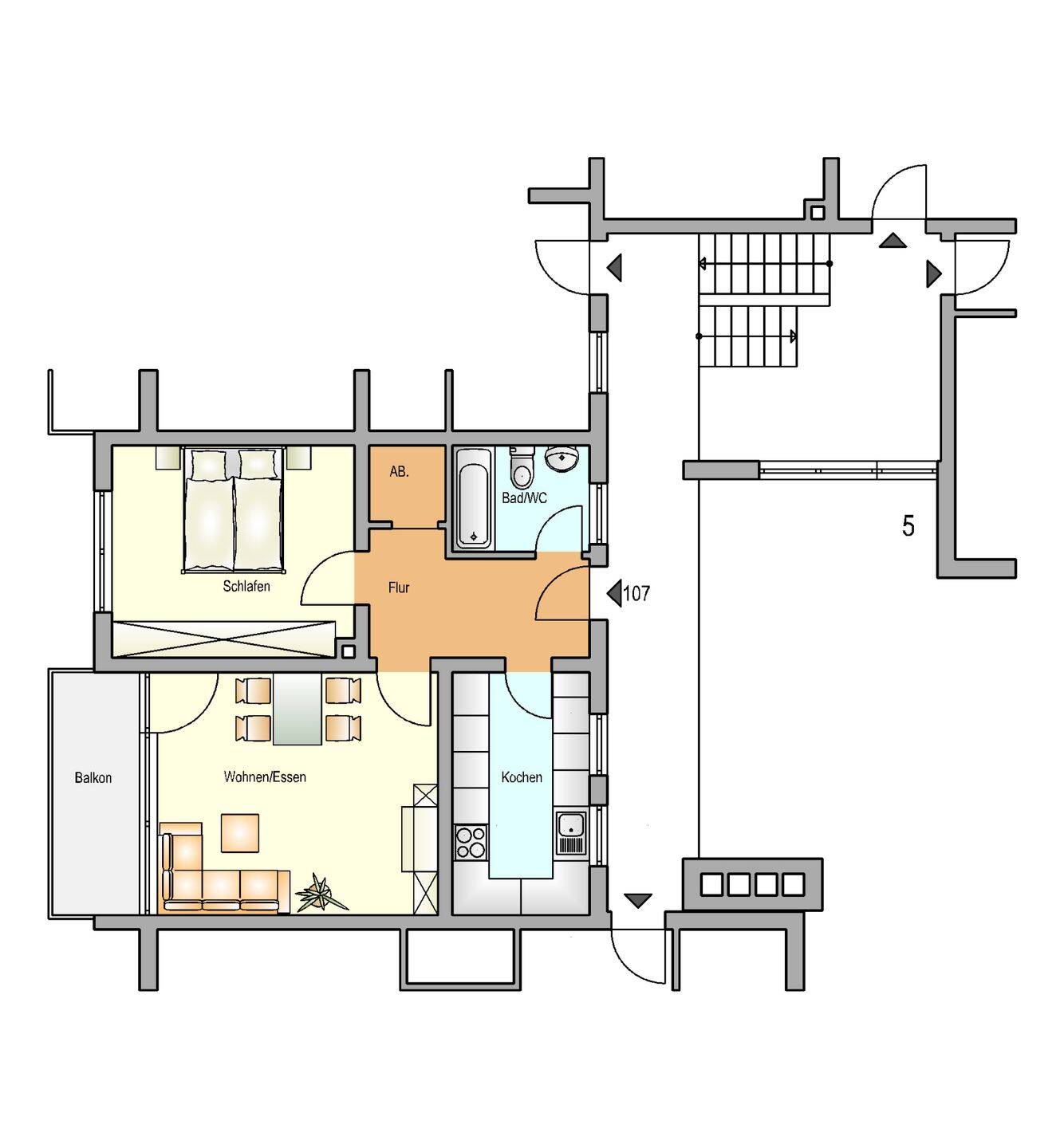 Charmante Wohnung in Radevormwald – Radevormwald – Vorschaubild 4