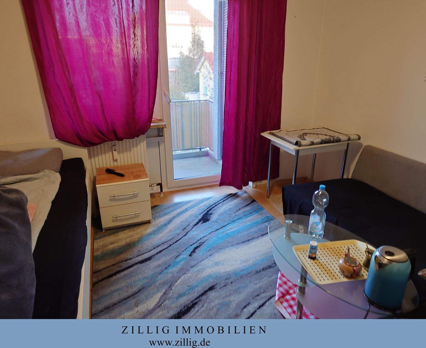 1-Zimmer-Appartement mit Loggia - Ideal für Studenten - Nähe Universität FH Regensburg - ZILLIG IMMOBILIEN – Regensburg – Bild 1 von 9