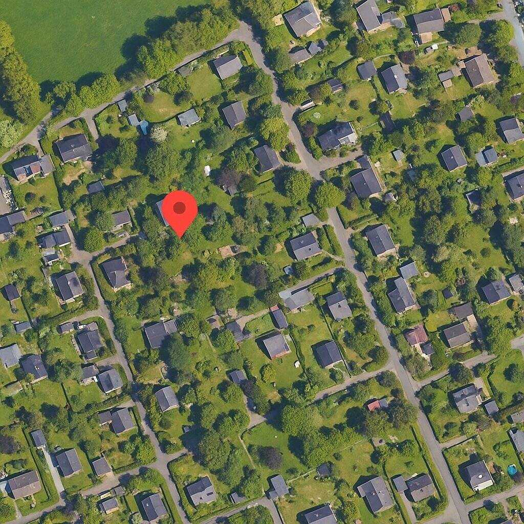 Geplanter Neubau in zweiter Reihe, naturnah und zentral