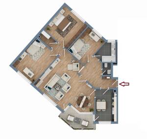 Wohnerlebnis in LU: 4-Zimmer-Wohnung mit Garage und Loggia – 67065 Ludwigshafen am Rhein – Vorschaubild 3