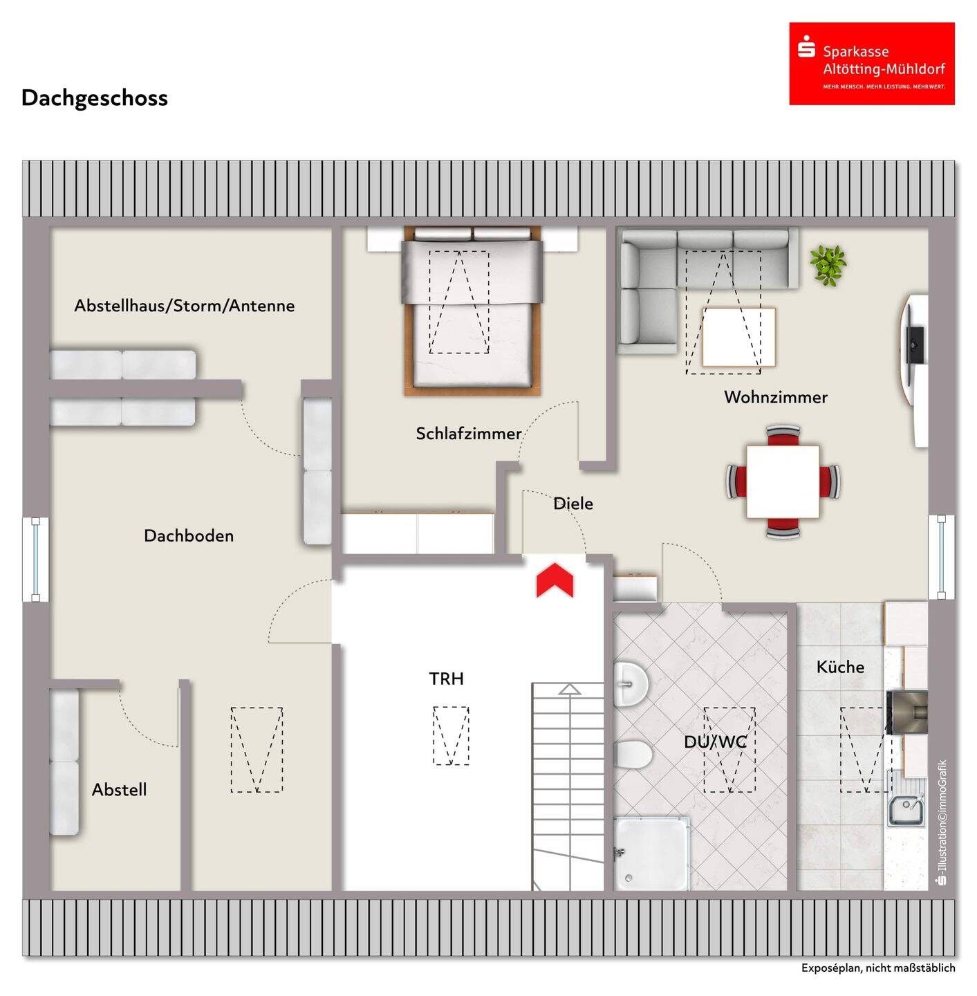 Solides Mehrfamilienhaus in Ampfing – Ampfing – Vorschaubild 6