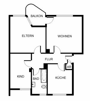 3-Zimmer-Wohnung in Gelsenkirchen Hassel – 45896 Gelsenkirchen – Vorschaubild 4