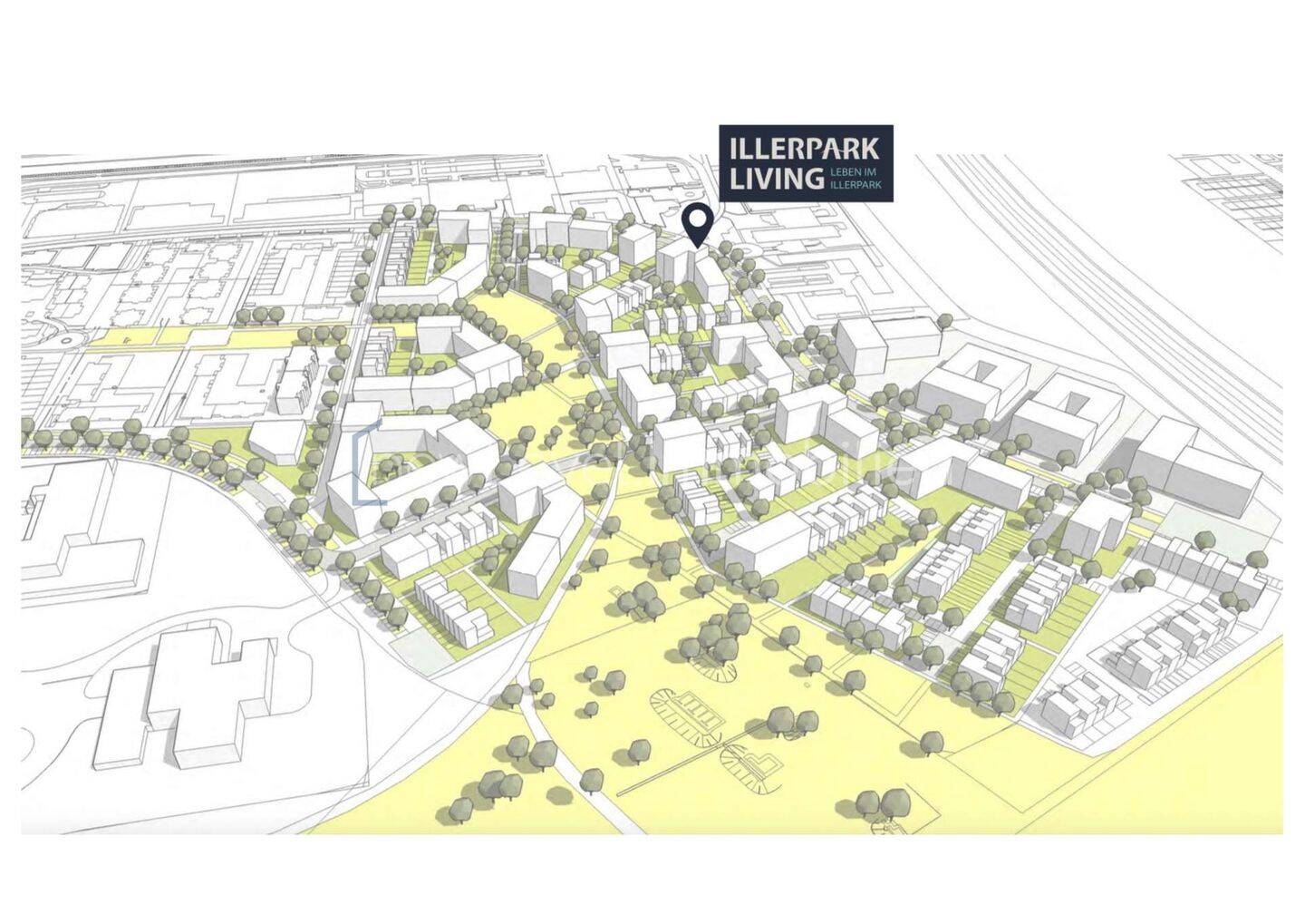 3-Zi. - Eigentumswohnung im ILLERPARK | 91,0 m² | Erstbezug (2.0.2) | Gartenanteil ca. 39 m² – Neu-Ulm – Vorschaubild 8