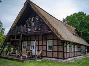 Traumhaftes Fachwerkanwesen mit Reetdach auf parkähnlichem Grundstück – 27442 Gnarrenburg – Vorschaubild 5