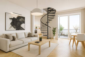 Wohnen über den Dächern der Stadt: Traumhafte 4-Zimmer-Maisonette mit Dachterrasse! – 63067 Offenbach am Main – Vorschaubild 5