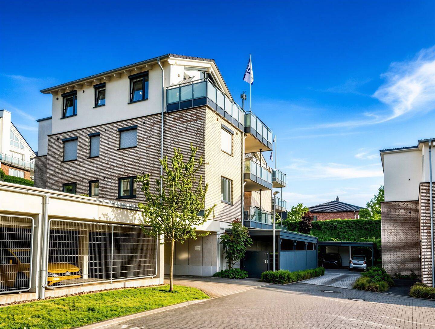 Portland-Laboe - bezugsfreie 2-Zi.-Eigentumswohnung mit Fördeblick, Terrasse und TG-Stellplatz