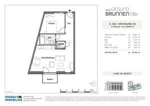 Zwischen Burgstraße und Berliner Tor: 2-Zi.-Whg. mit Balkon – 20537 Hamburg – Vorschaubild 2