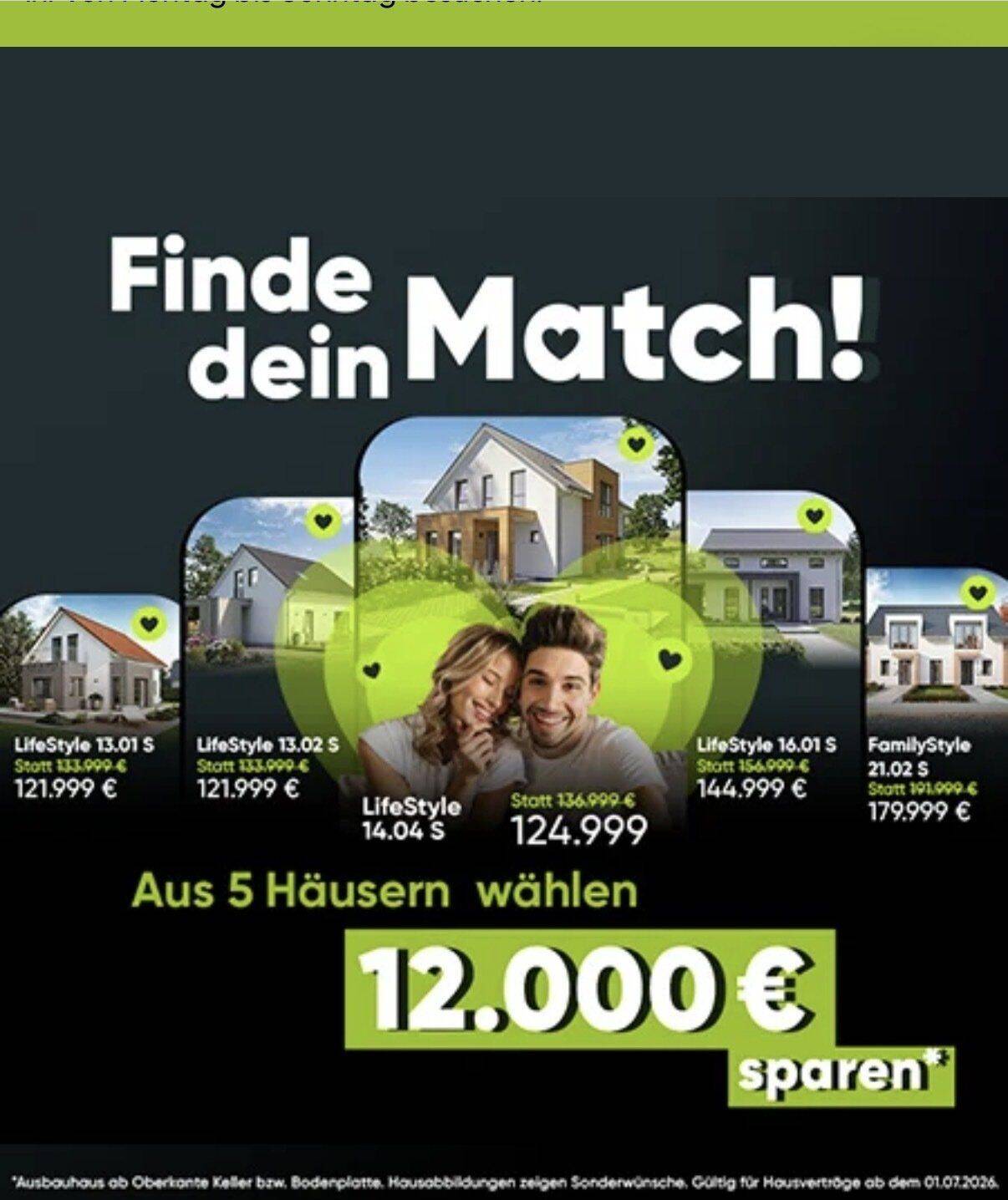 Rein ins Eigenheim mit Massa Haus Rabatt  Aktion für alle Haustypen bis zu 36% auf PV und Speicher möglich
