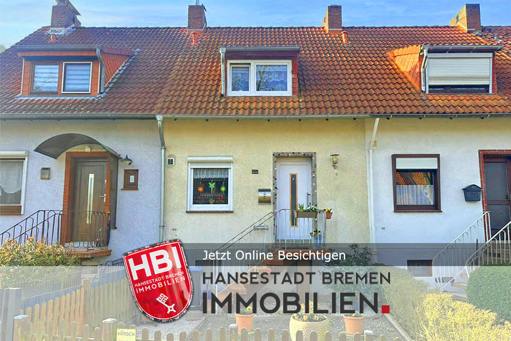 Huchting / Charmantes Reihenmittelhaus mit Terrasse und großem Garten – Bremen – Bild 1 von 9
