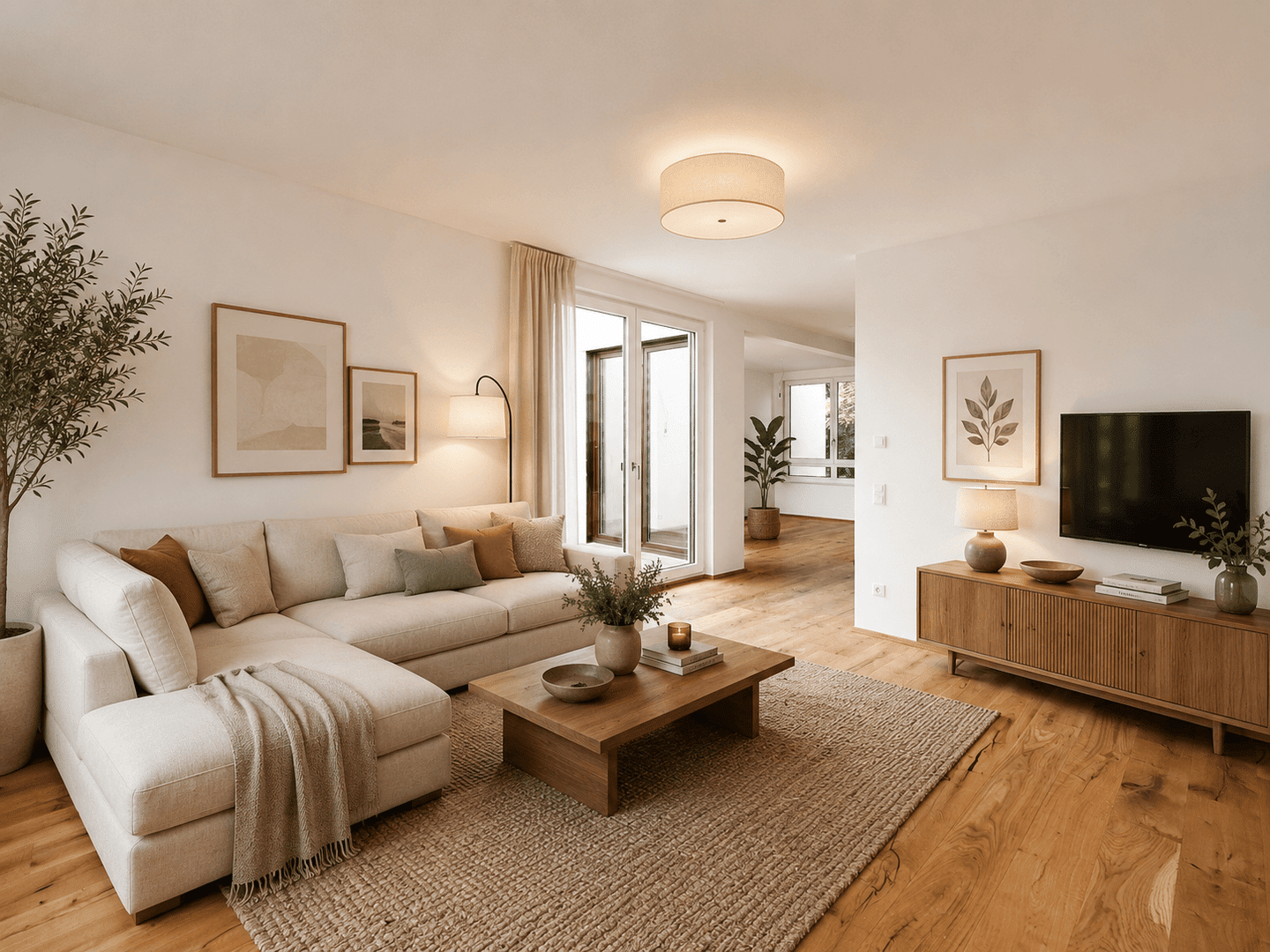 Sanierte 3-Zimmer-Wohnung mit Süd-Balkon! – München – Vorschaubild 2
