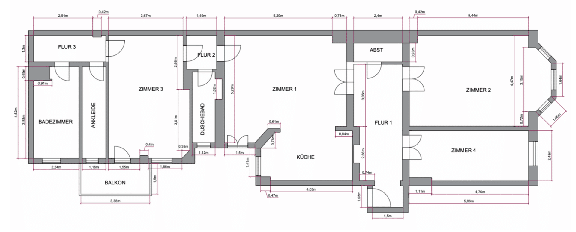 Etagenwohnung in 10243 Berlin mit 152 m² kaufen