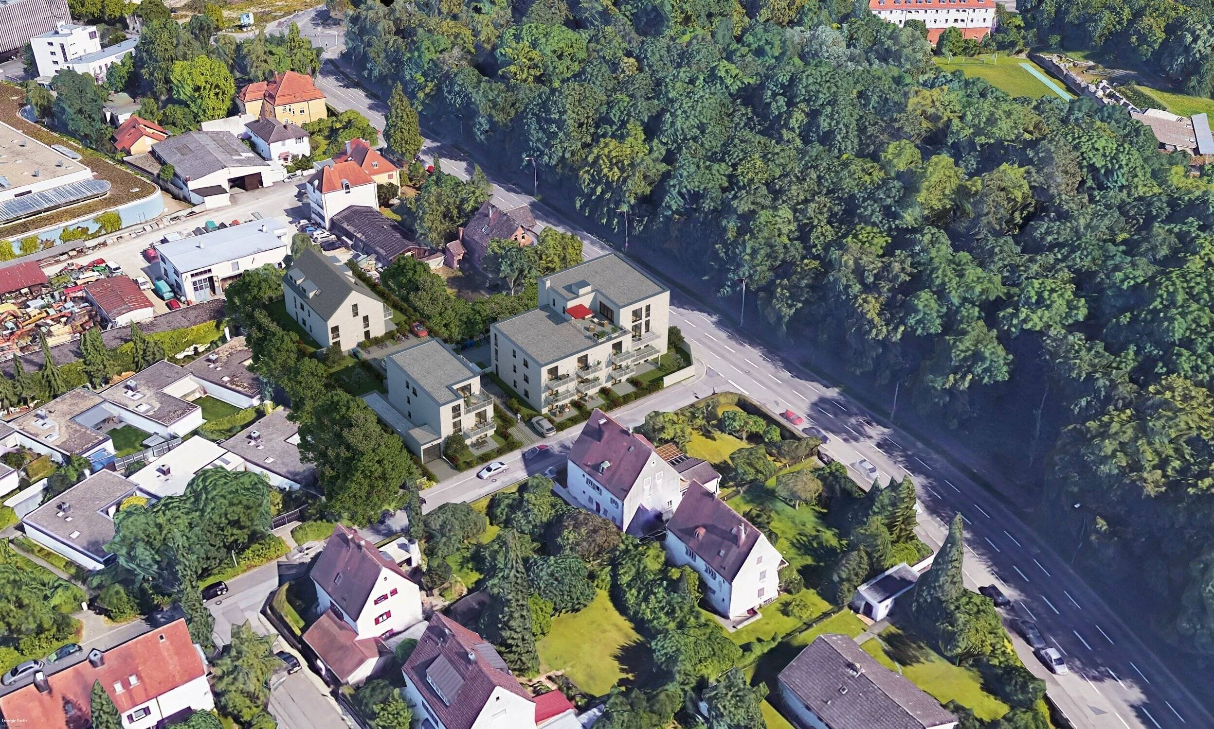 Neubau von 3 MFH in der Händelstr. 1-3 jetzt mit KFW 40 – Ingolstadt – Vorschaubild 2