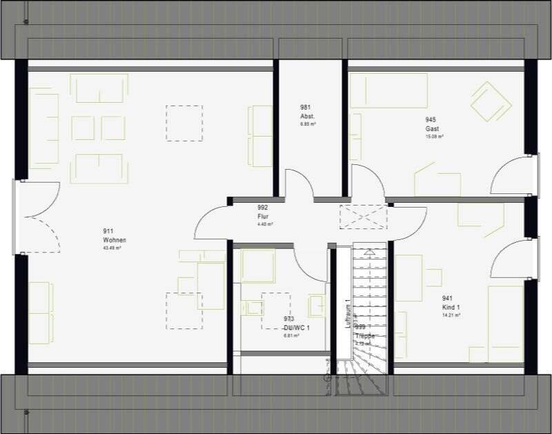 Mit Platz für die ganze Familie! Das LifeStyle 20.01S von massa Haus – Nastätten – Vorschaubild 8