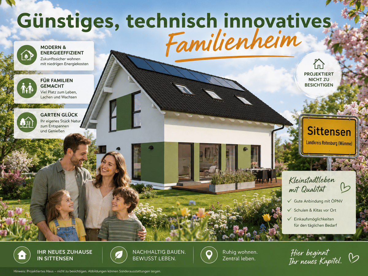 Neue Heimat in Sittensen für Herz und Seele – 21077 Hamburg – Bild 1 von 4