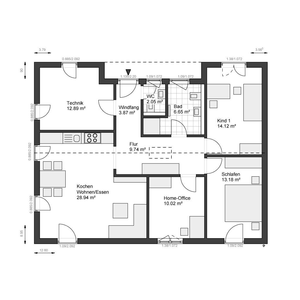 Perfekte Harmonie: Haus, Grundstück & Finanzierung aus einer Hand. – Newel – Vorschaubild 2
