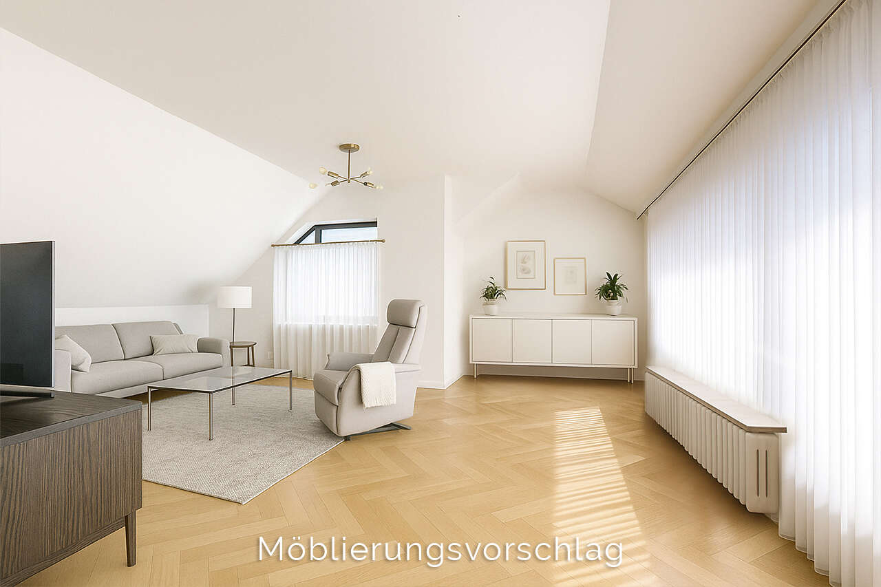 PHI AACHEN - Lichtdurchflutete Dachgeschosswohnung mit Terrasse & Garage im Aachener Vaalserquartier! – Aachen – Vorschaubild 4
