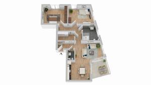 Wohnquartier "Am Handorfer Markt": Zukunftsweisend wohnen mit Energieklasse A+ - WE5 – 48157 Münster – Vorschaubild 3