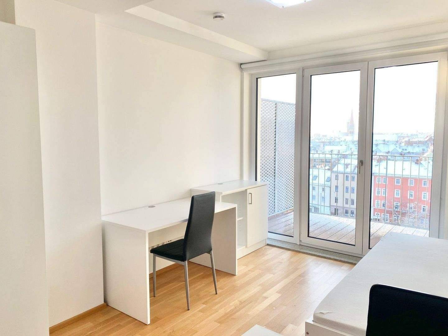 ***TOP MODERNES VOLL MÖBLIERTES 1 ZIMMER APARTMENT MIT BALKON *** – Nürnberg – Vorschaubild 6