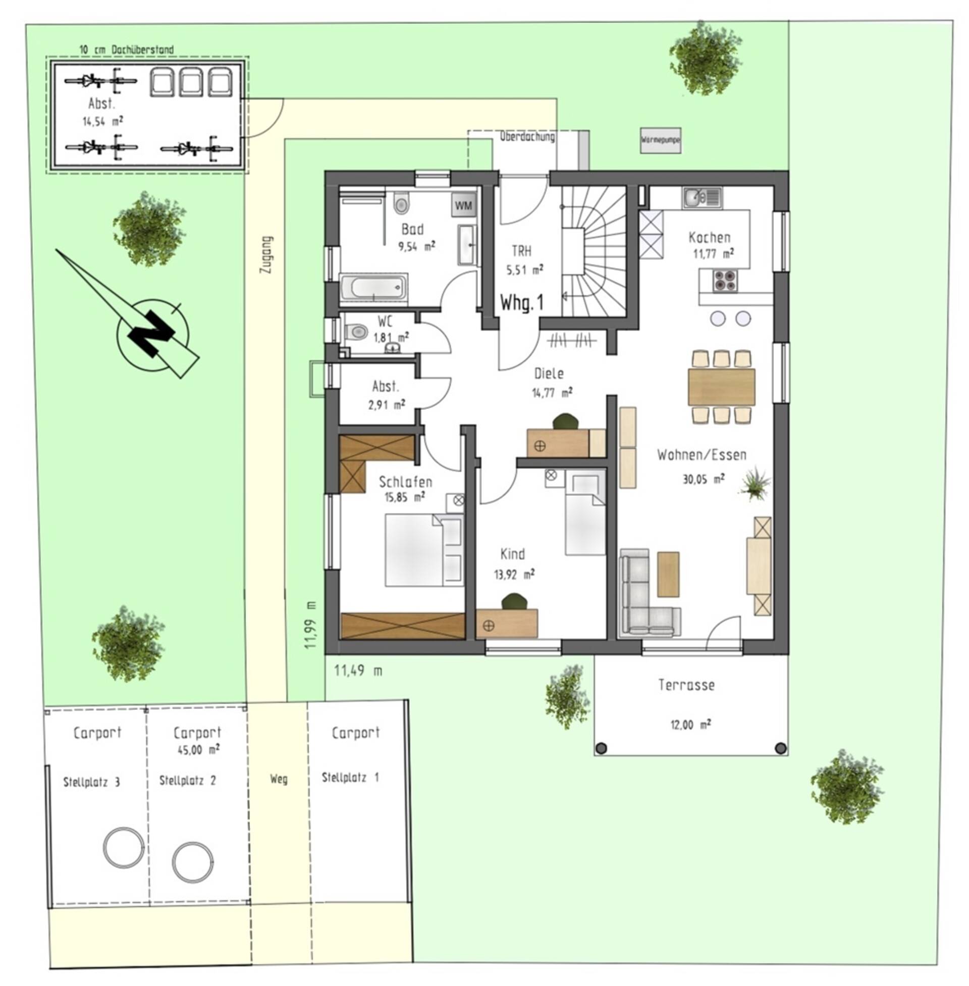 Erdgeschosswohnung in 88471 Laupheim mit 100,6 m² kaufen