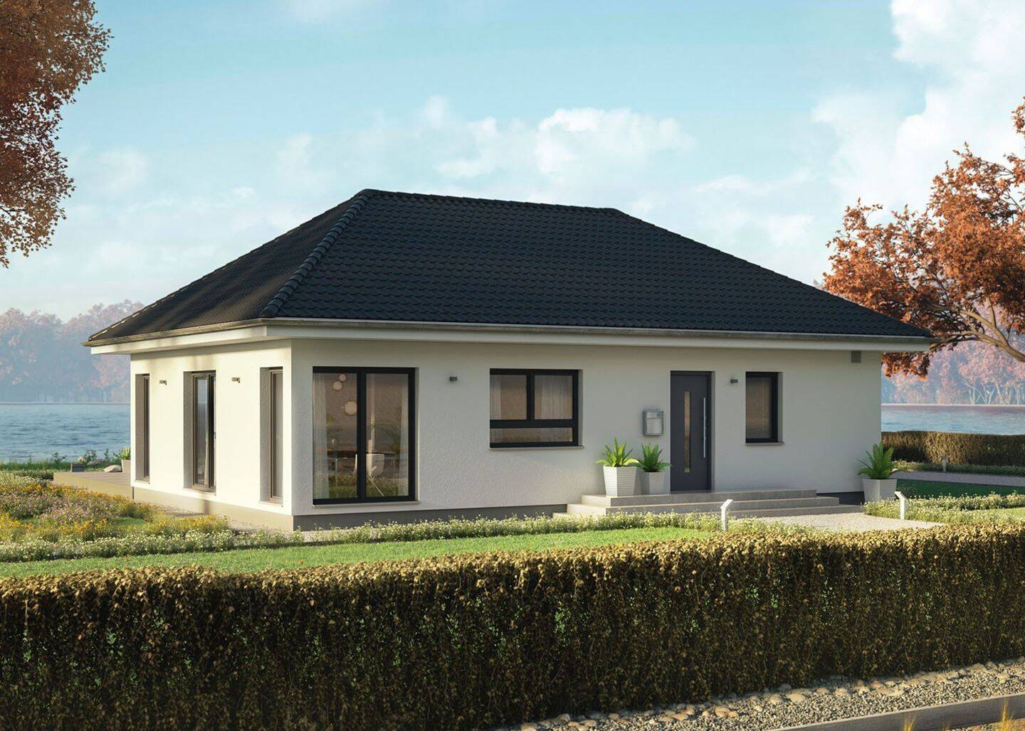 Das ComfortStyle 10.01 W: der Walmdach-Bungalow mit 40-m²-Wohnbereich - Komfort klassisch – Hasselroth – Vorschaubild 4