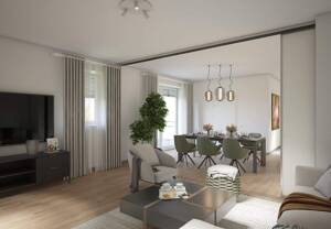 3-Zimmer Neubauwohnung mit Balkon und Sonnenuntergang bezugsbereit!