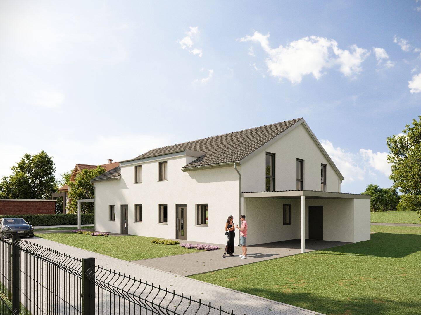 Fertigstellung November 2026: Moderne Neubau-Doppelhaushälfte in Wienhausen-Bockelskamp