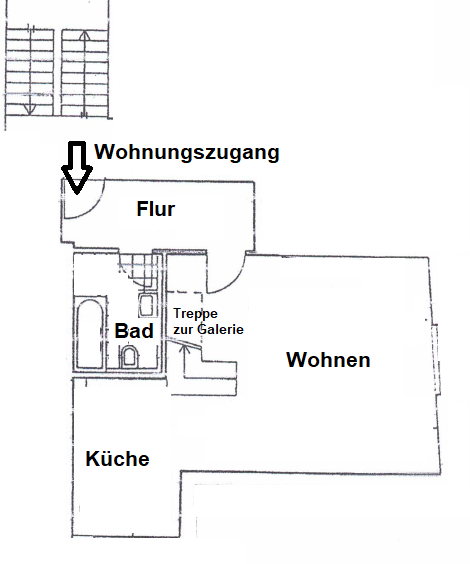 Attraktive Kapitalanlage: Dachgeschosswohnung mit Galerie und offenem Raumkonzept – Erfurt – Vorschaubild 7