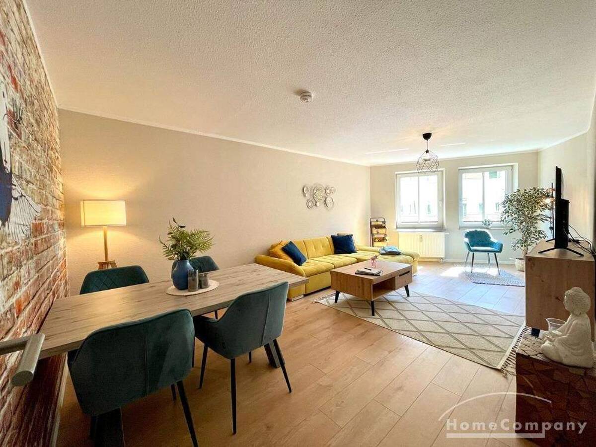 27456 HomeCompany Dresden Möbliert 3-Zimmer Apartment mit Balkon in Dresden - Äußere Neustadt - max. 4 Personen – 1099 Dresden – Bild 1 von 9