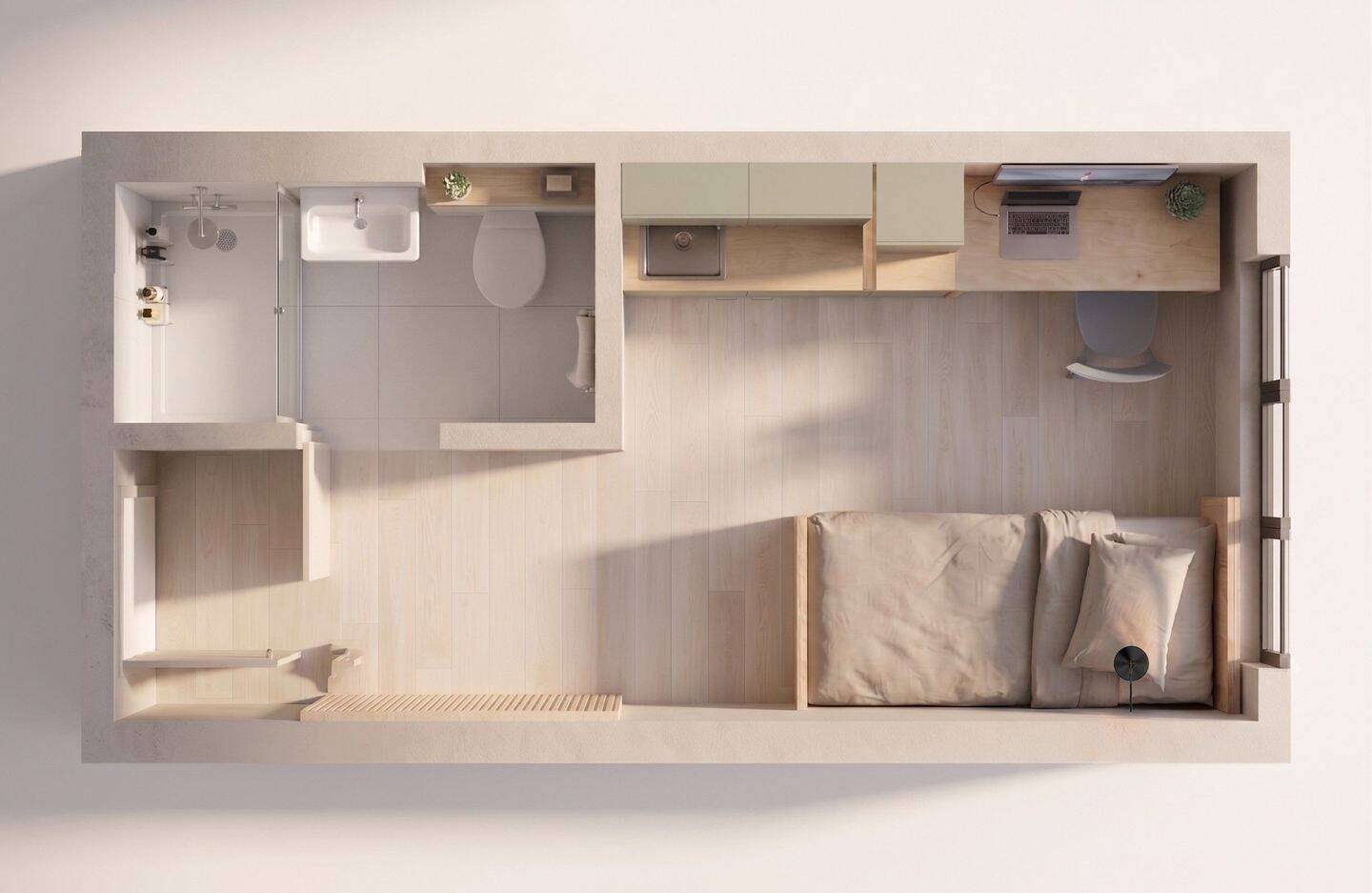 MYLOFT Apartment | Faktor 18,9 | Kapitalanlage im Landkreis München | Full-Service Vermietung – München – Vorschaubild 2