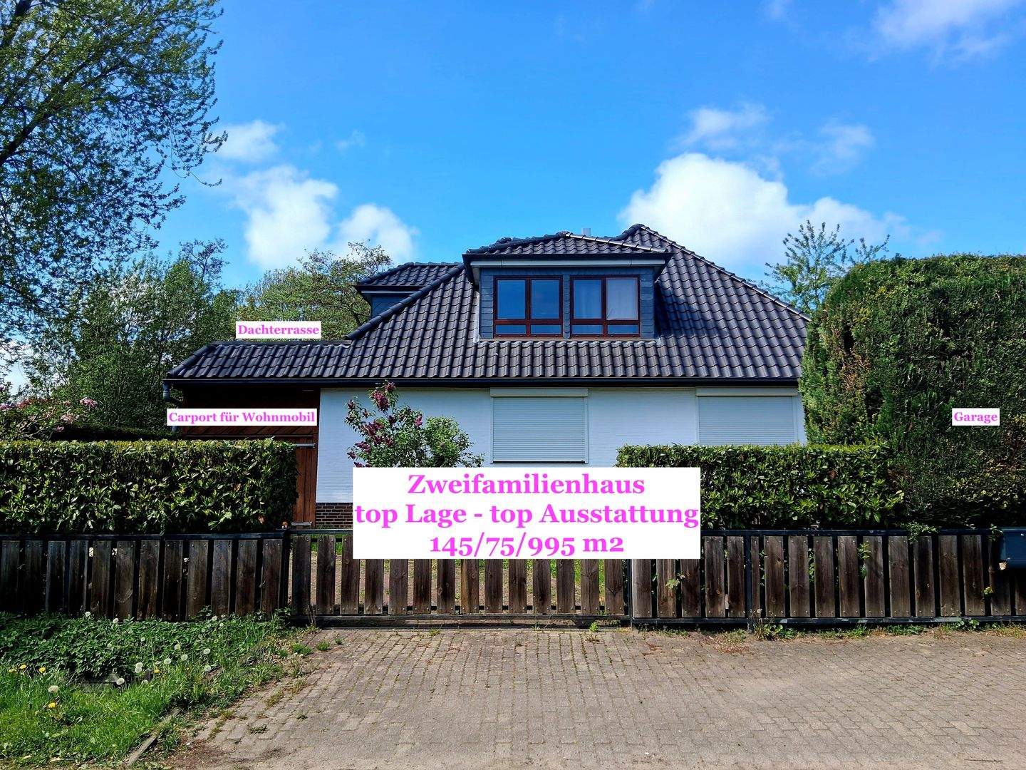 Zweifamilienhaus - 2 tolle Wohnungen in elegantem Haus - Garten für WE 1 + Dachterrasse für WE 2 - FREI – Hamburg – Vorschaubild 2