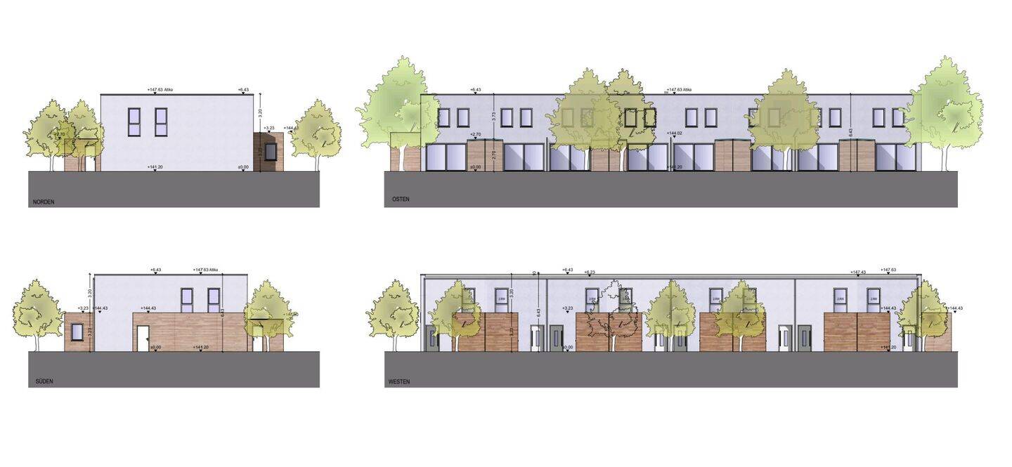 Modernes Neubau Reihenhaus in Top Lage (ohne Maklerprovision) - WBS erforderlich – Langerwehe – Vorschaubild 3