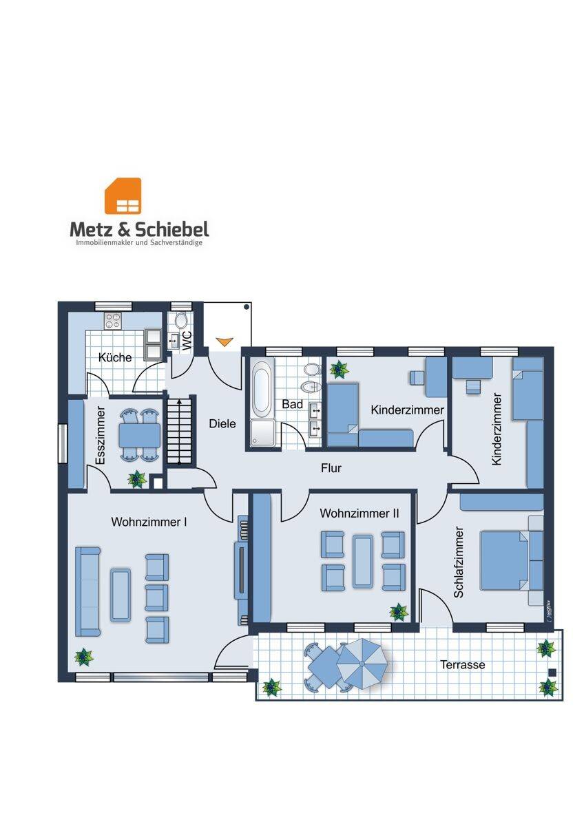 Bierstadt: Bezaubernder Bungalow! Wiesbadens Top-Lage! 5 Zi, Garage, StPl., Garten, voll unterk.! – Wiesbaden – Vorschaubild 4
