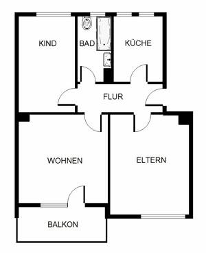 Demnächst frei! 3-Zimmer-Wohnung in Gelsenkirchen Scholven
