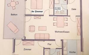 Zimmer in Stuttgart-Möhringen mit eigener Dusche/Wc für Wohnen auf Zeit – 70567 Stuttgart – Vorschaubild 6